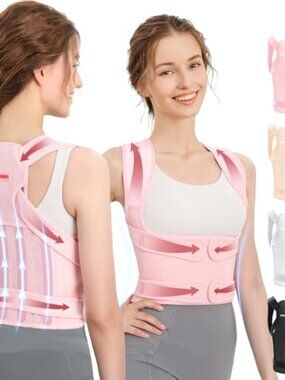 New Back Brace Posture Corrector for Women and Men, Shoulder Straightener,
